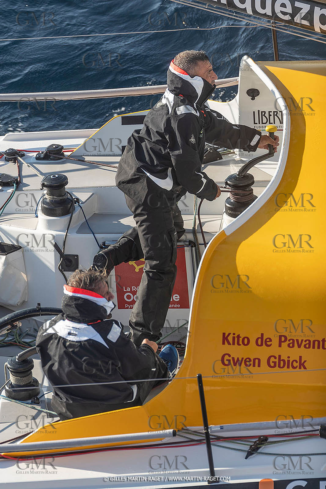 27 08 2021, Marseille (FRA), Transat Jacques Vabre 2021, Class 40, HBF-Reforest'Action (Kito de Pavant, Gwen Gbick)