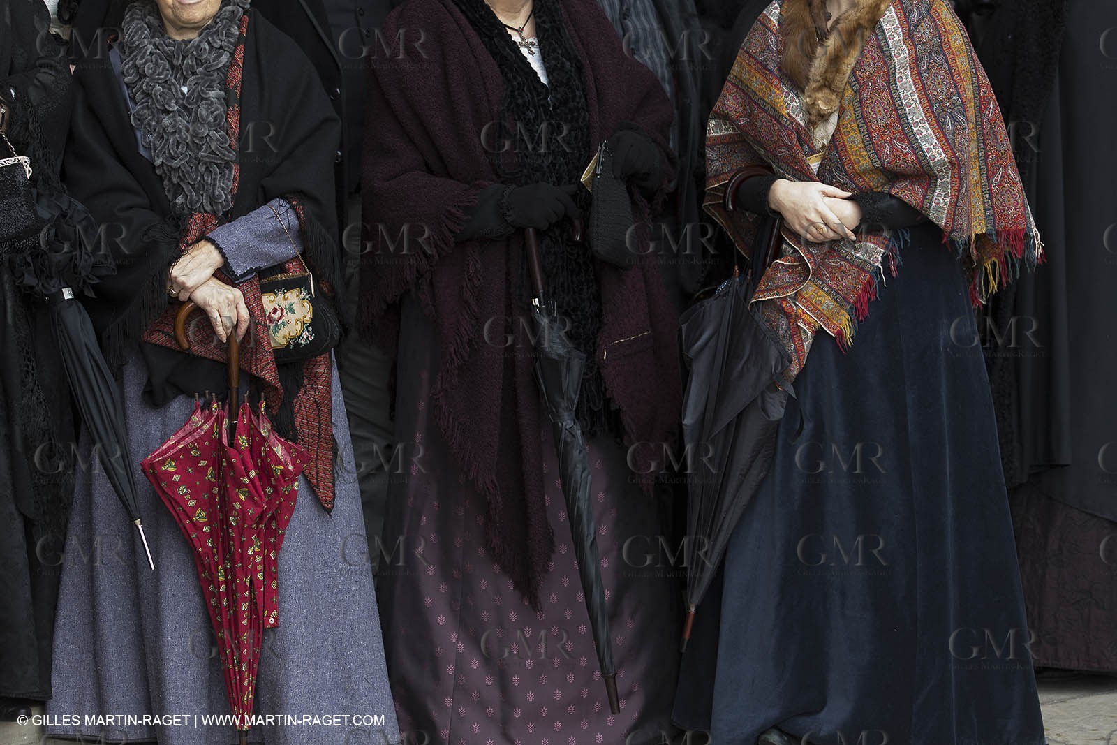 13 01 2012 - Marseille (FRA,13), Opening week-end for MP 2013, European capital of Culture, Traditional costumes from Provence