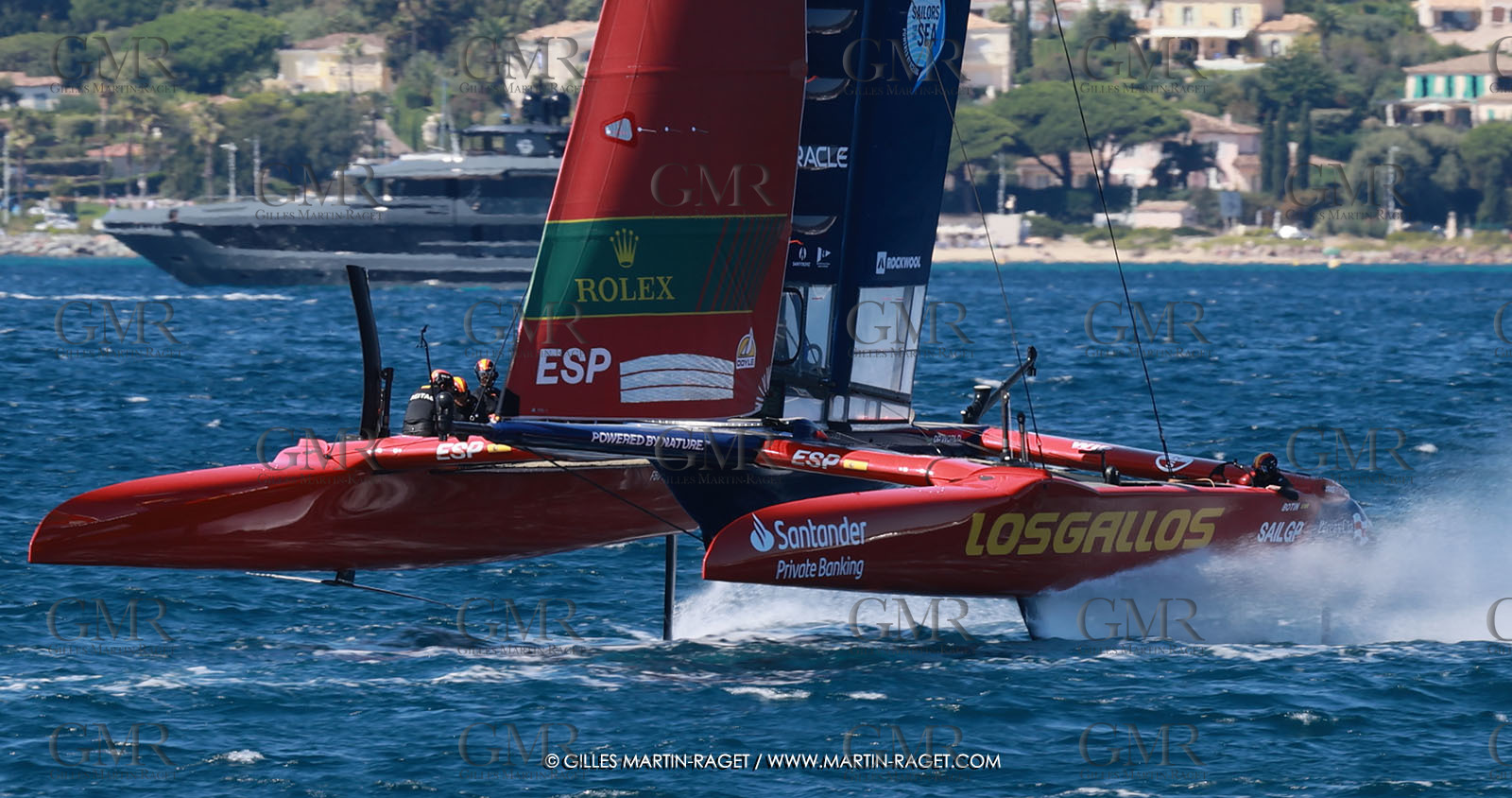 10 09 2025, Saint-Tropez,(FRA), Rockwool SailGP France Saint-Tropez, Race Day 1