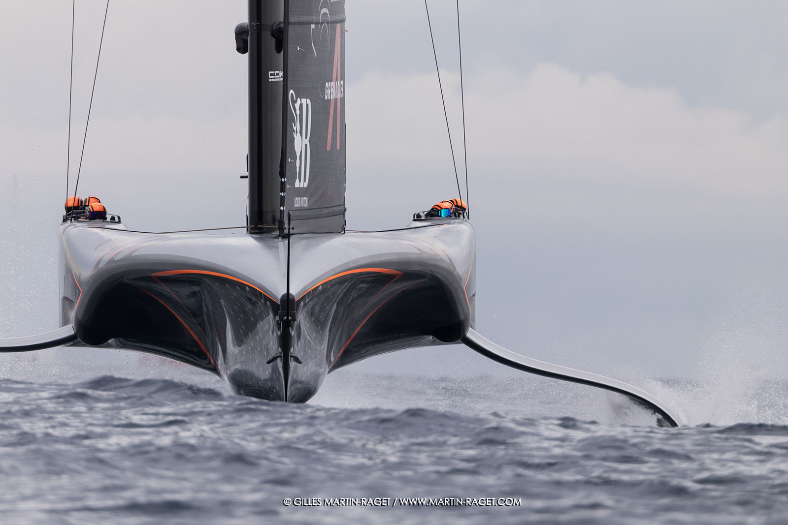 18 10 2024, Barcelona (ESP), Louis Vuitton 37th America's Cup, Final Match, Race Day 5, Race 7