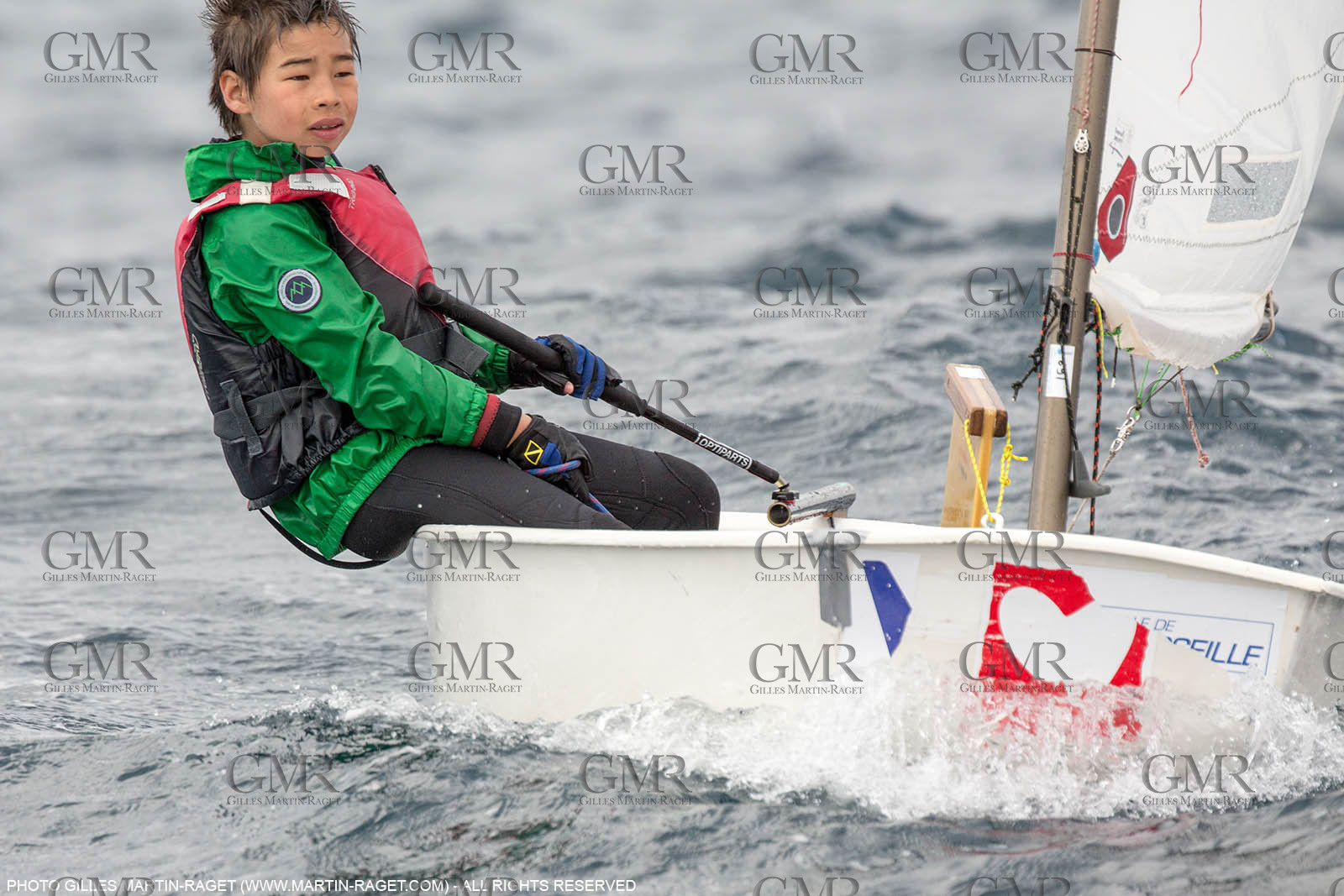 15 04 2016, Marseille (FRA,13), SNIM Dériveurs, Coupe Internationale de Printemps Optimist, Final Day
