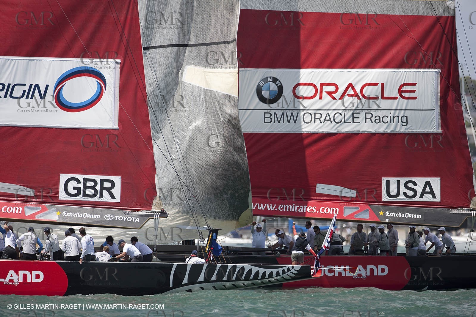 06 02 2009 - Auckland (NZL) -  Louis Vuitton Pacific Series -  Racing Day 6 - Round Robin 2