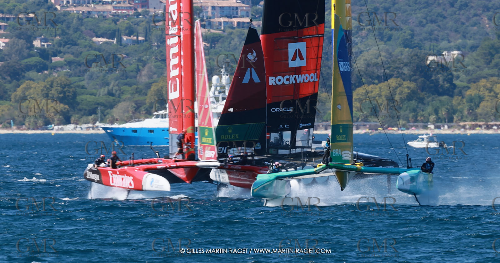 10 09 2025, Saint-Tropez,(FRA), Rockwool SailGP France Saint-Tropez, Race Day 1