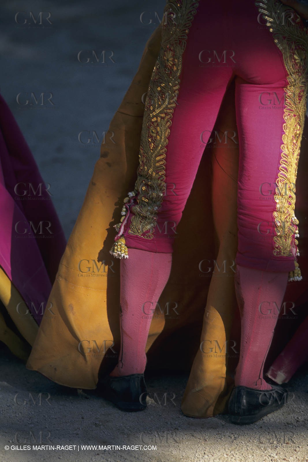 France, Provence, Traditions, Tauromachie, bull fights, détail costumes, habit de lumière