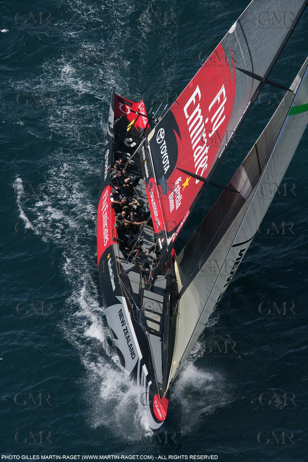 09 05 2007-Valencia (Spain)- 32nd America's Cup - Louis Vuitton Cup - RR2 - Day 11 - BMW ORACLE Racing