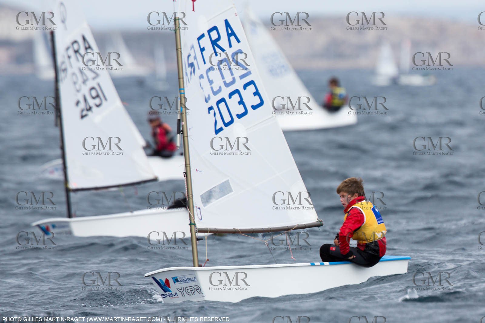15 04 2016, Marseille (FRA,13), SNIM Dériveurs, Coupe Internationale de Printemps Optimist, Final Day