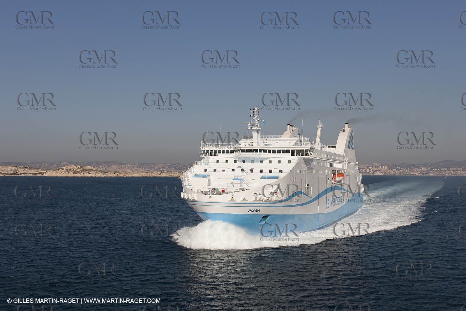 14 01 2012 - Marseille (FRA,13) - La Meridionale shipping company - the Piana off Marseille and the Calanques