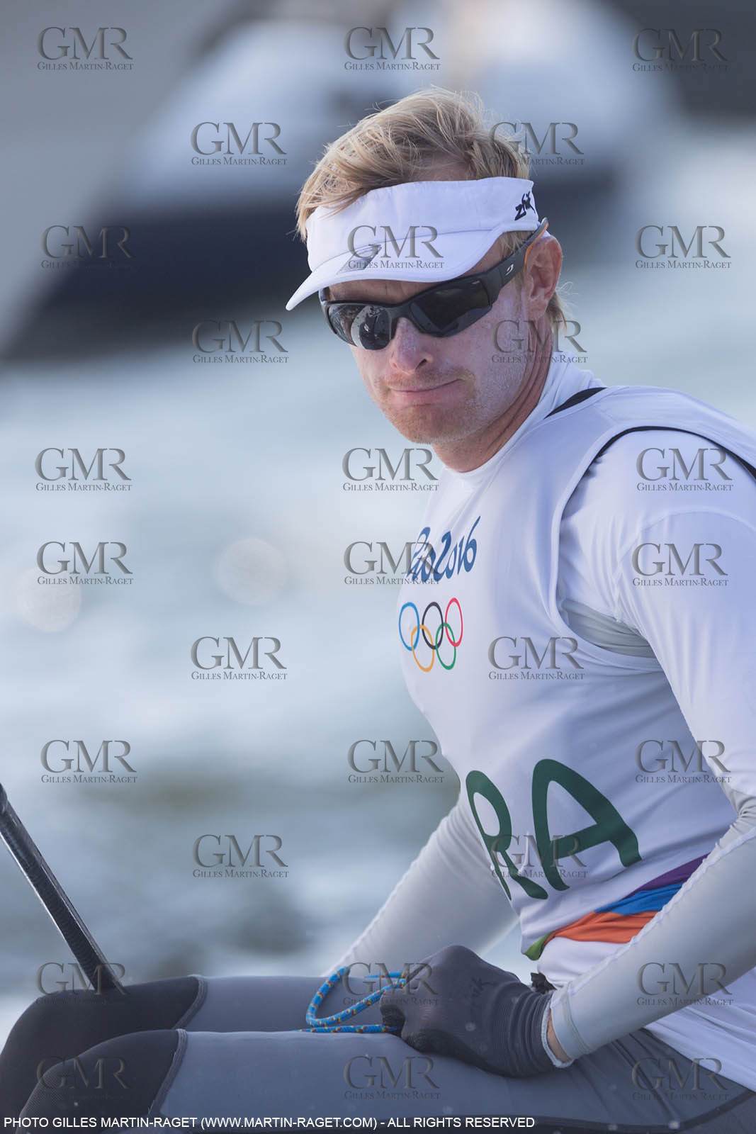 16 08 2016, Rio de Janeiro (BRA), 2016 Olympic Games, Sailing, Laser Medal Race, JB Bernaz