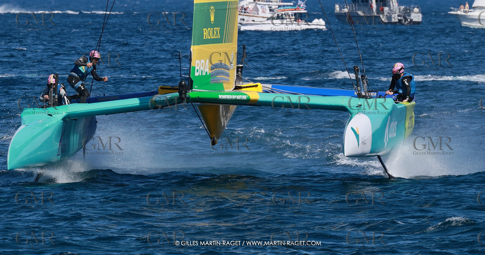 10 09 2025, Saint-Tropez,(FRA), Rockwool SailGP France Saint-Tropez, Race Day 1