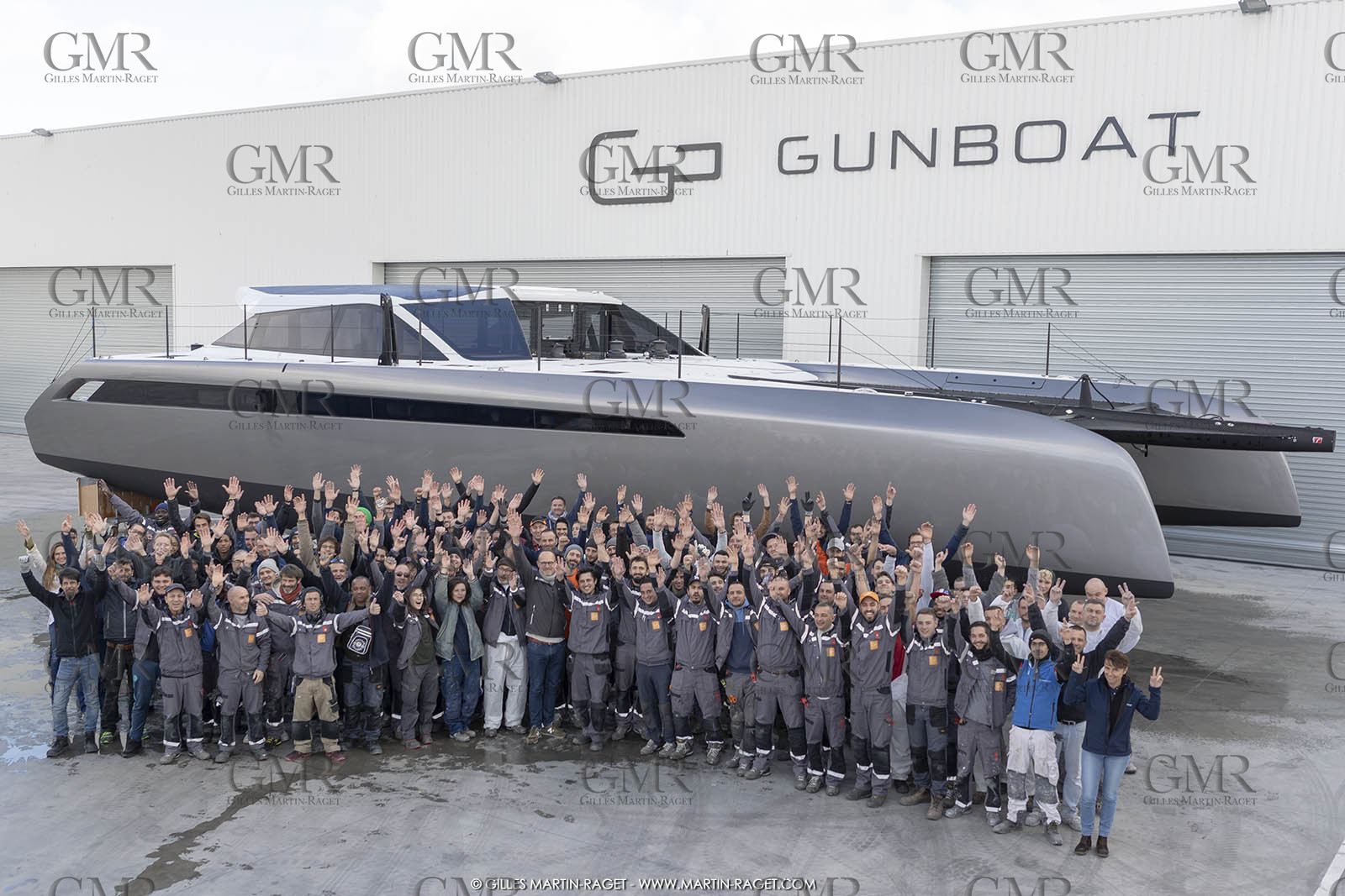 17 01 2018, La Grande Motte (FRA), Gunboat 68  1 launch