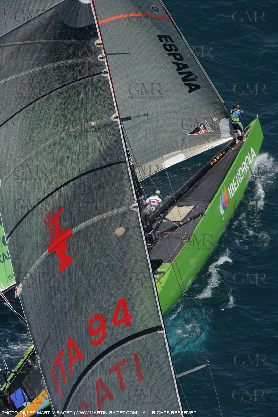 09 05 2007-Valencia (Spain)- 32nd America's Cup - Louis Vuitton Cup - RR2 - Day 11 - BMW ORACLE Racing