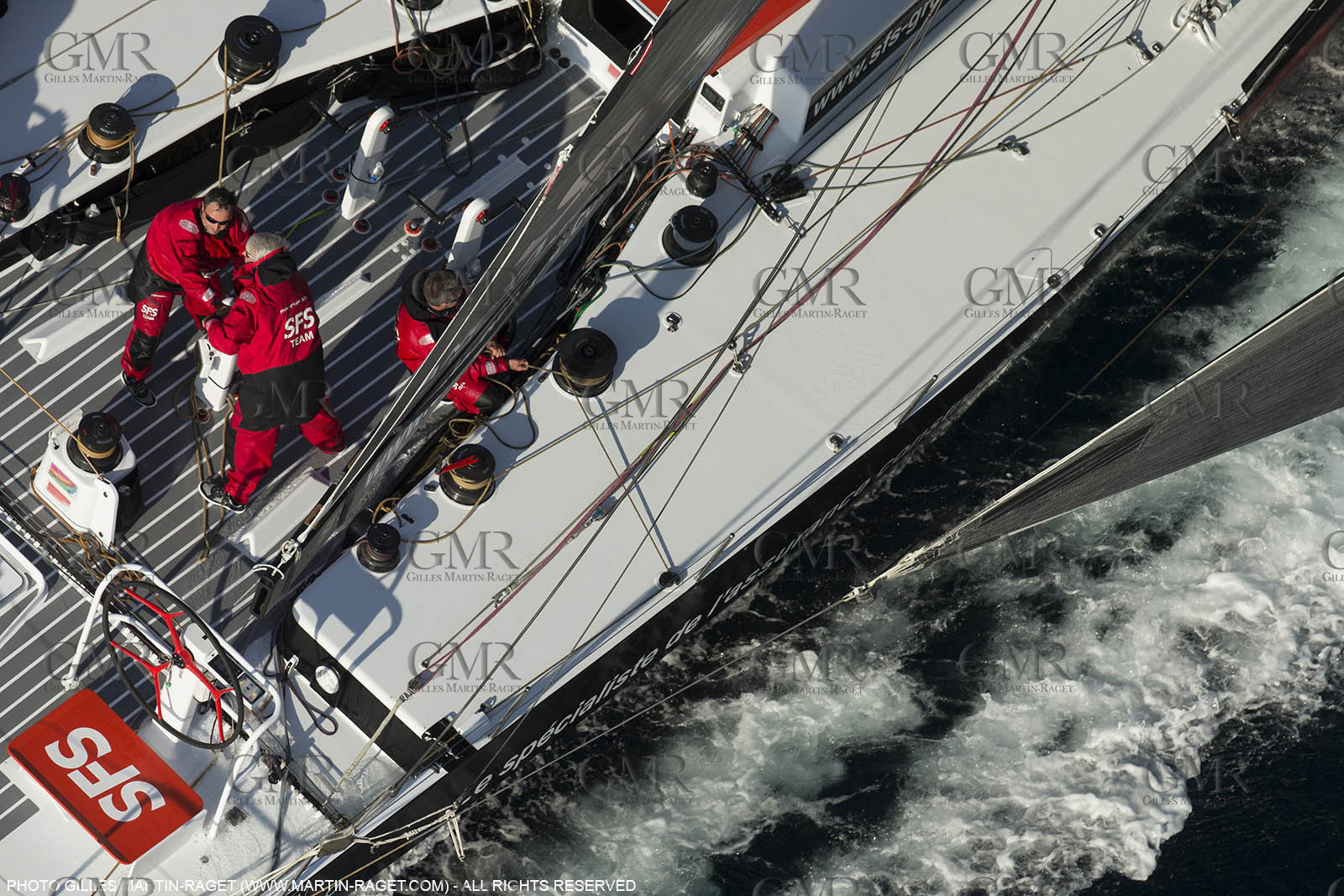 24 mars 2016   Marseille (FRA,13), SFS II (skipper Lionel Péan), last training before Marseille Sailing Week