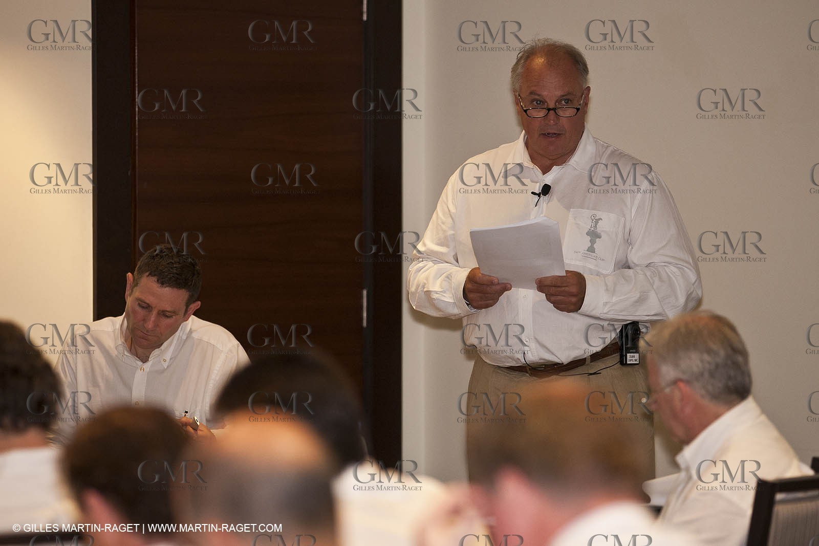 24 11 2010 - Dubai (UAE) - 34th America's Cyp - Dubai potential competitor meeting