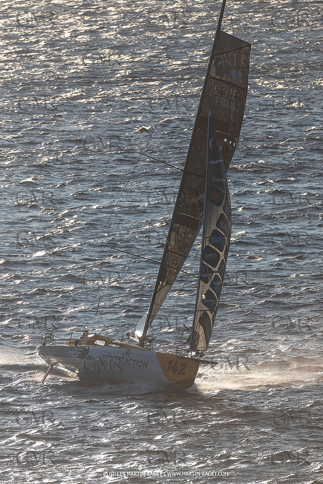 27 08 2021, Marseille (FRA), Transat Jacques Vabre 2021, Class 40, HBF-Reforest'Action (Kito de Pavant, Gwen Gbick)