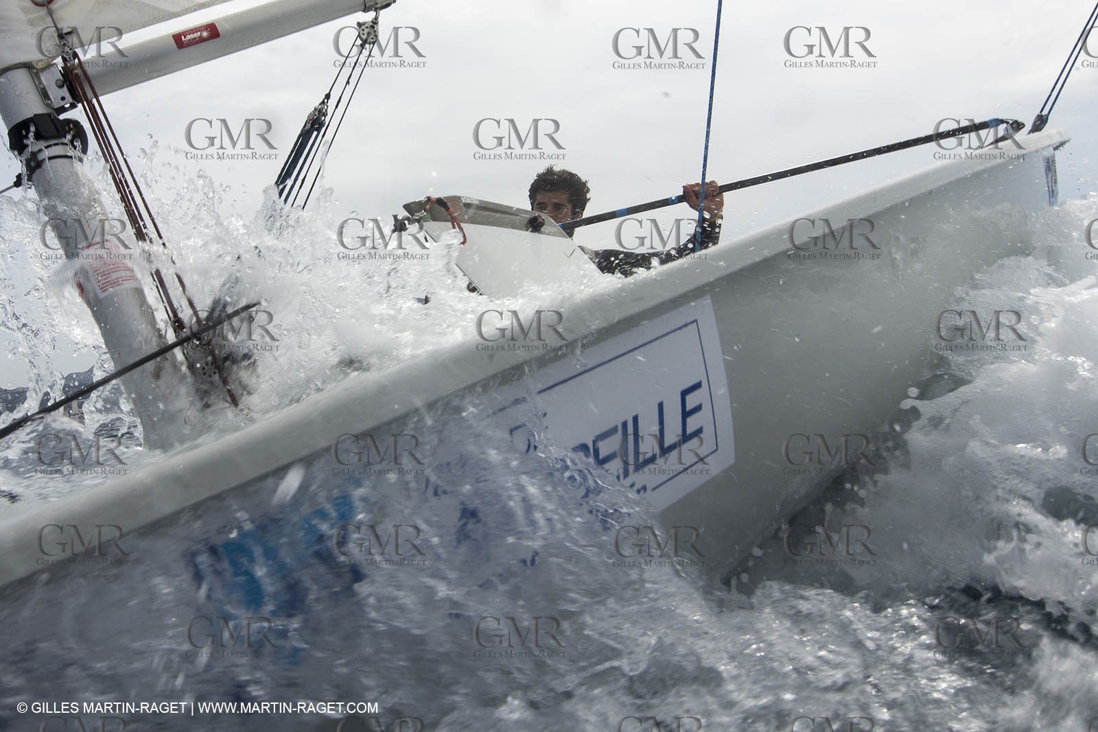 Laser Europa Cup 2014 - Training day - Antony Munoz (FRA)  Marseille (FRA,13) - 11 04 2014
