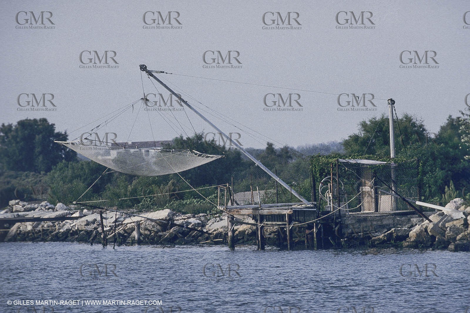 France, Provence, Camargue, Cruising on the Rhone river