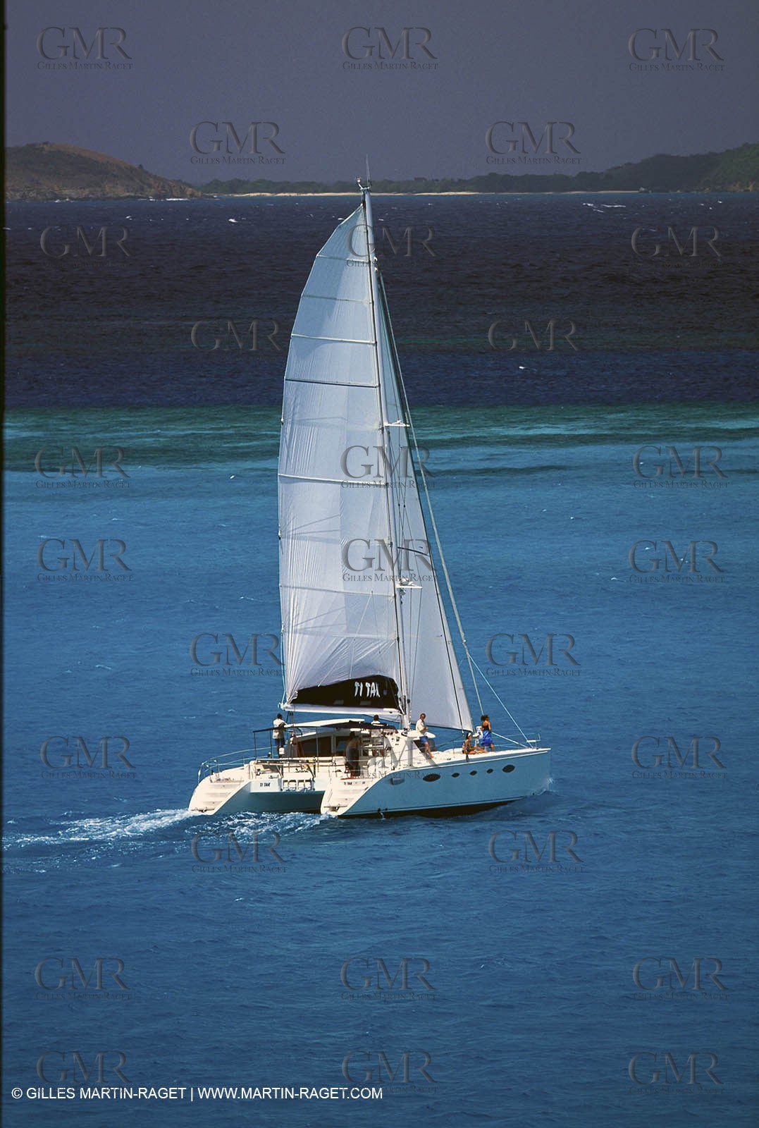Cruising multihull sailing