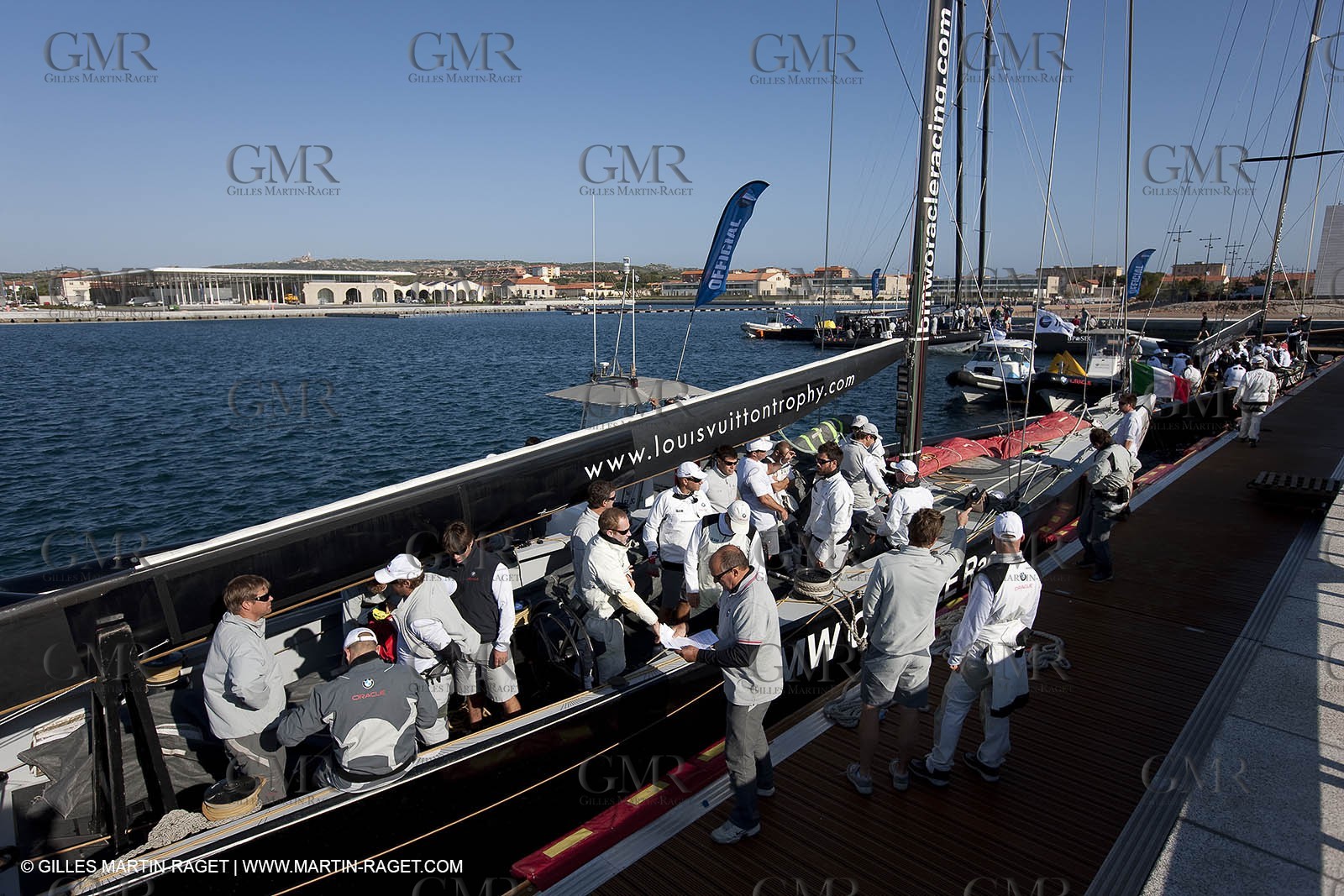 18 05 2010 - La Maddalena (ITA, Sardinia) Louis Vuitton Trophy - BMW ORACLE Racing - Training