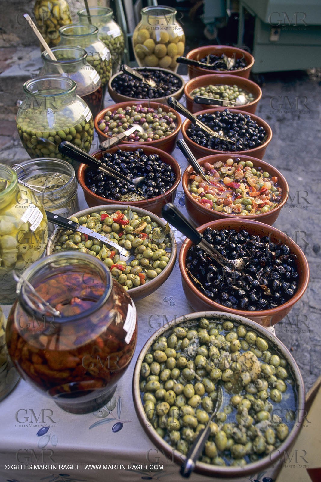 France, Provence, Alpilles, AOC Vallée des Baux, olive trees fields, olive oil production
