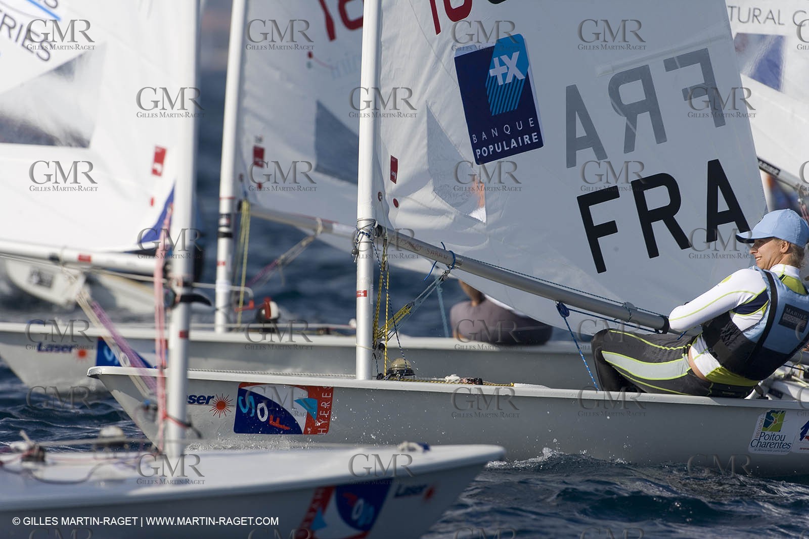 25 04 2007 - 2007 Semaine Olympique Française - Hyères (South of France) - Day 4 - Team France - Laser Radial - Steyaert Sarah