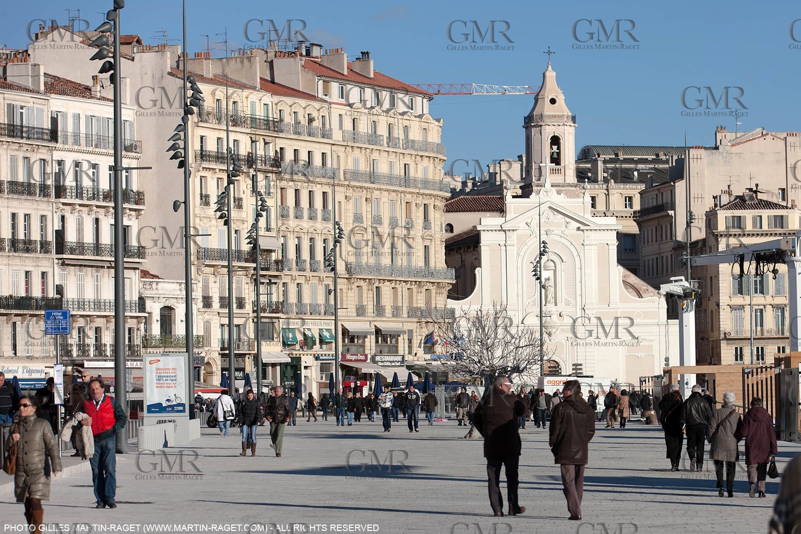 11 01 2013 - Marseille (FRA,13) - Marseille Provence 2013, European capital of Culture, Vieux Port refit