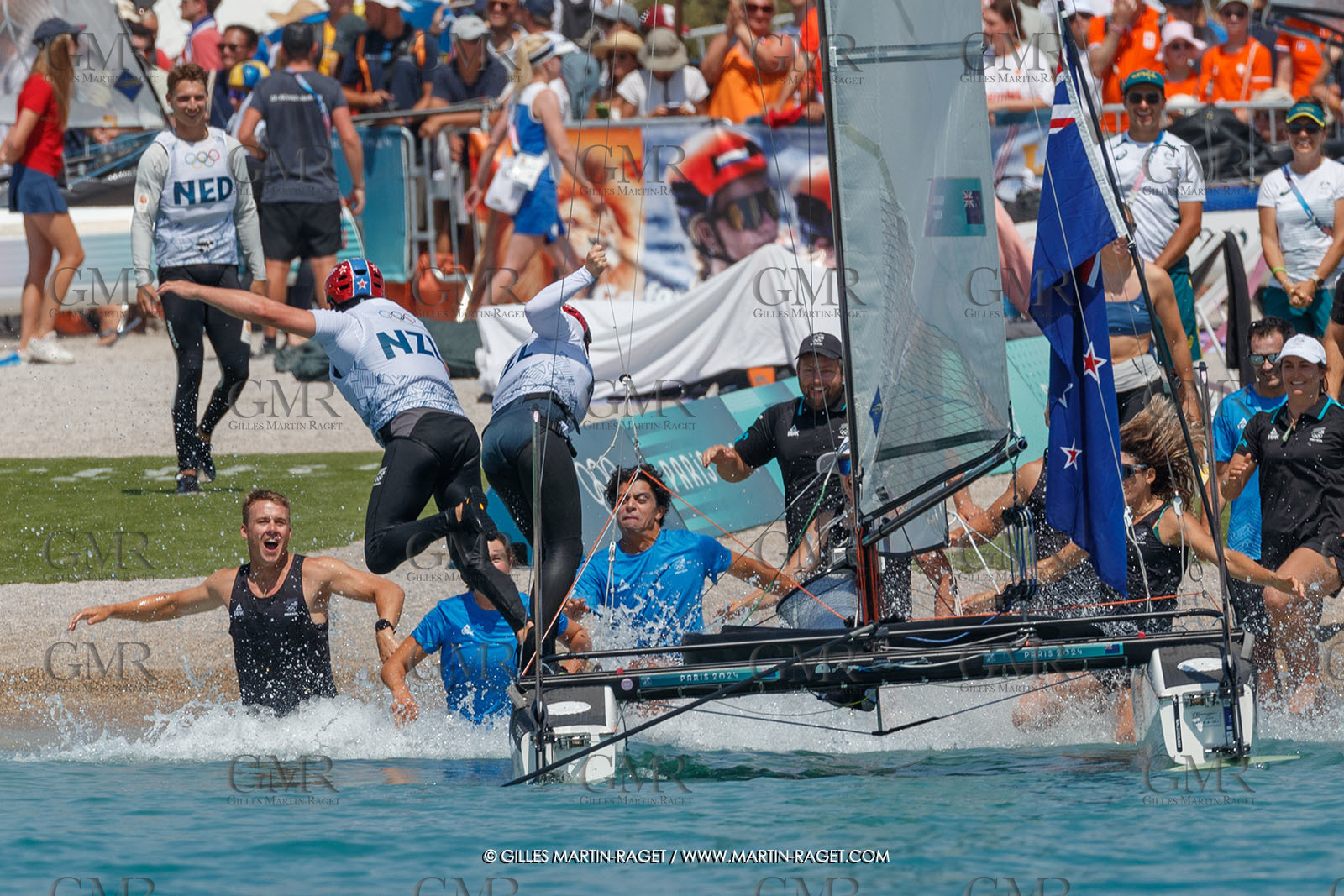 08 08 2024, Marseille (FRA), Paris 2024 Olympic Games, Sailing, Race Day 11