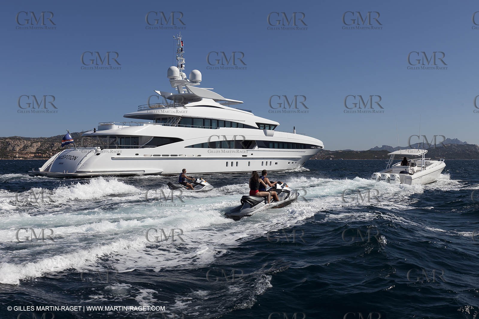 18 08 2011 - La Maddalena (ITA, Sardinia) - Motor yacht Inception