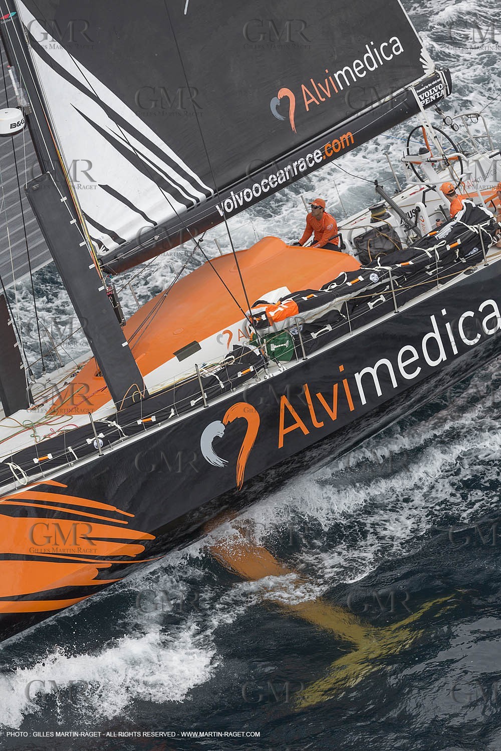 11 10 2014, Alicante (ESP), Volvo Ocean Race 2014-15, Team Alvimedica
