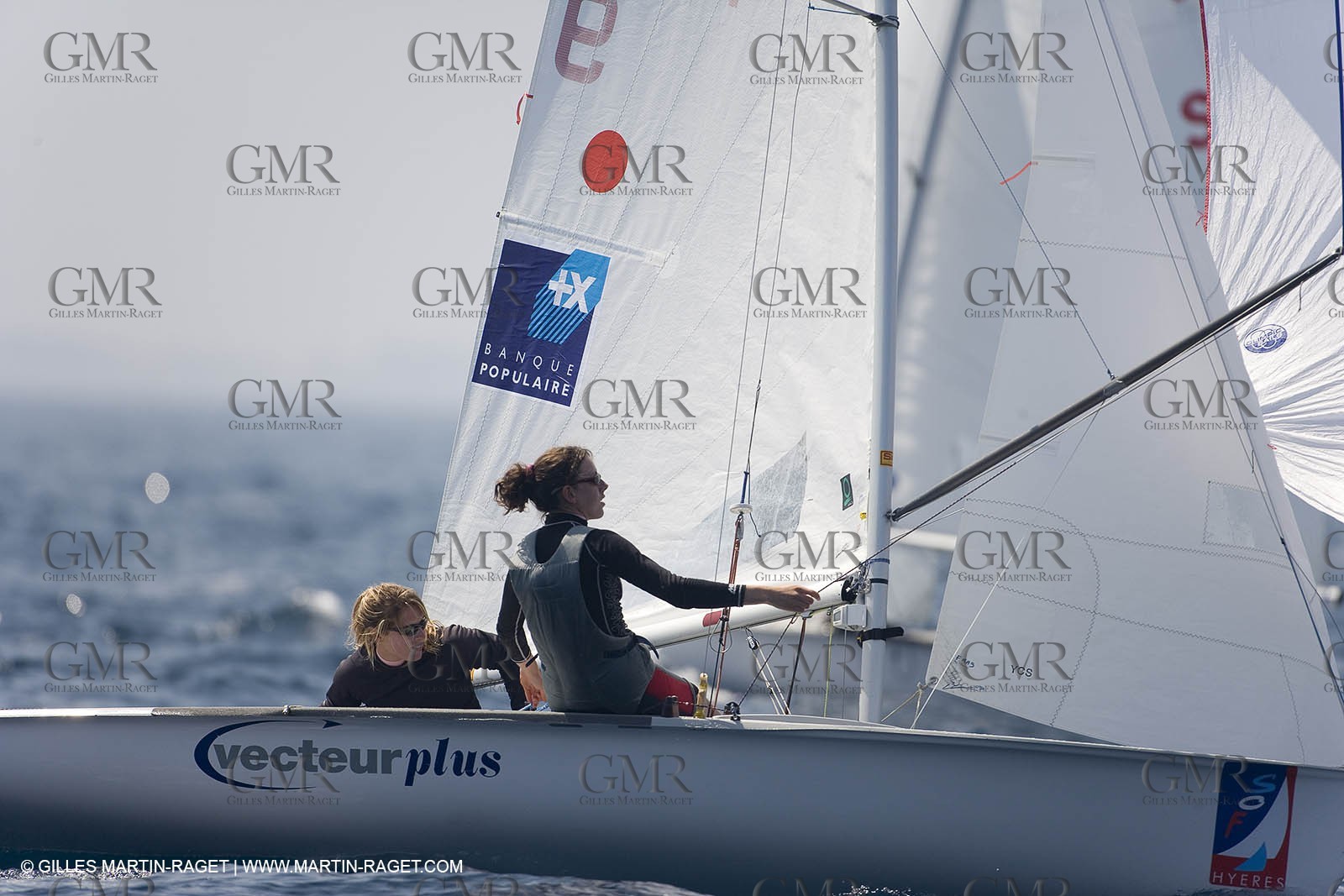 24 04 2007 - 2007 Semaine Olympique Française - Hyères (South of France) - Day 3- Team France - 470 Femme - Lecointre-Lemaître