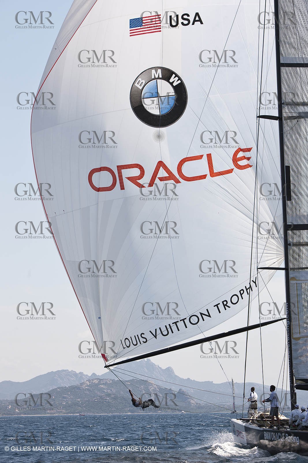 19 05 2010 - La Maddalena (ITA, Sardinia) Louis Vuitton Trophy - BMW ORACLE Racing - Training