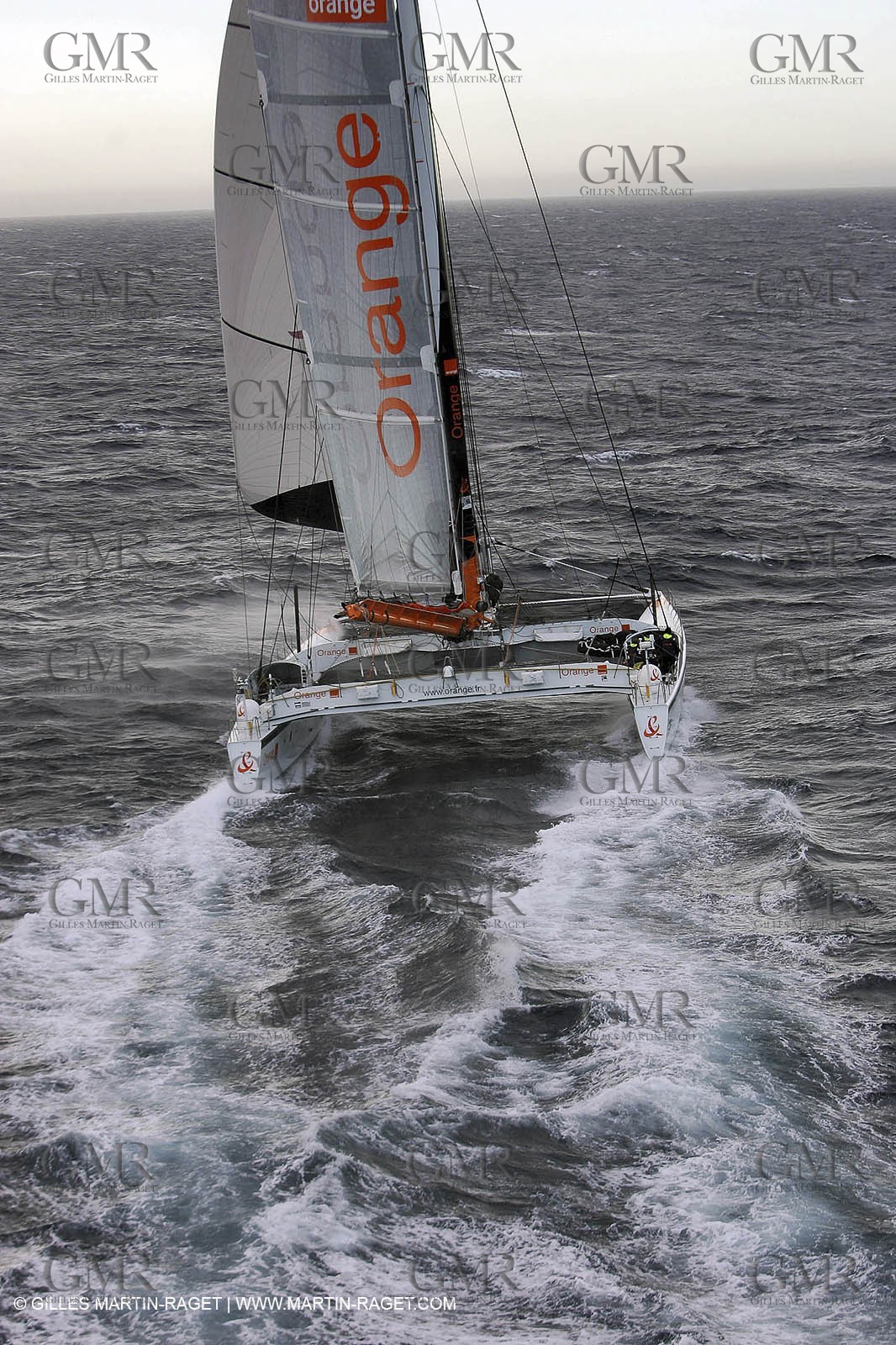 Orange II - 2004 Mediterranée Record - Start off Marseilles