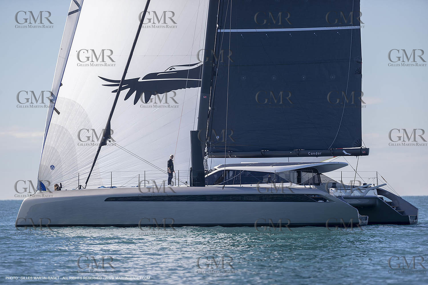 05 02 2019, La Grande Motte (FRA,34), Gunboat 68 sail testing  2