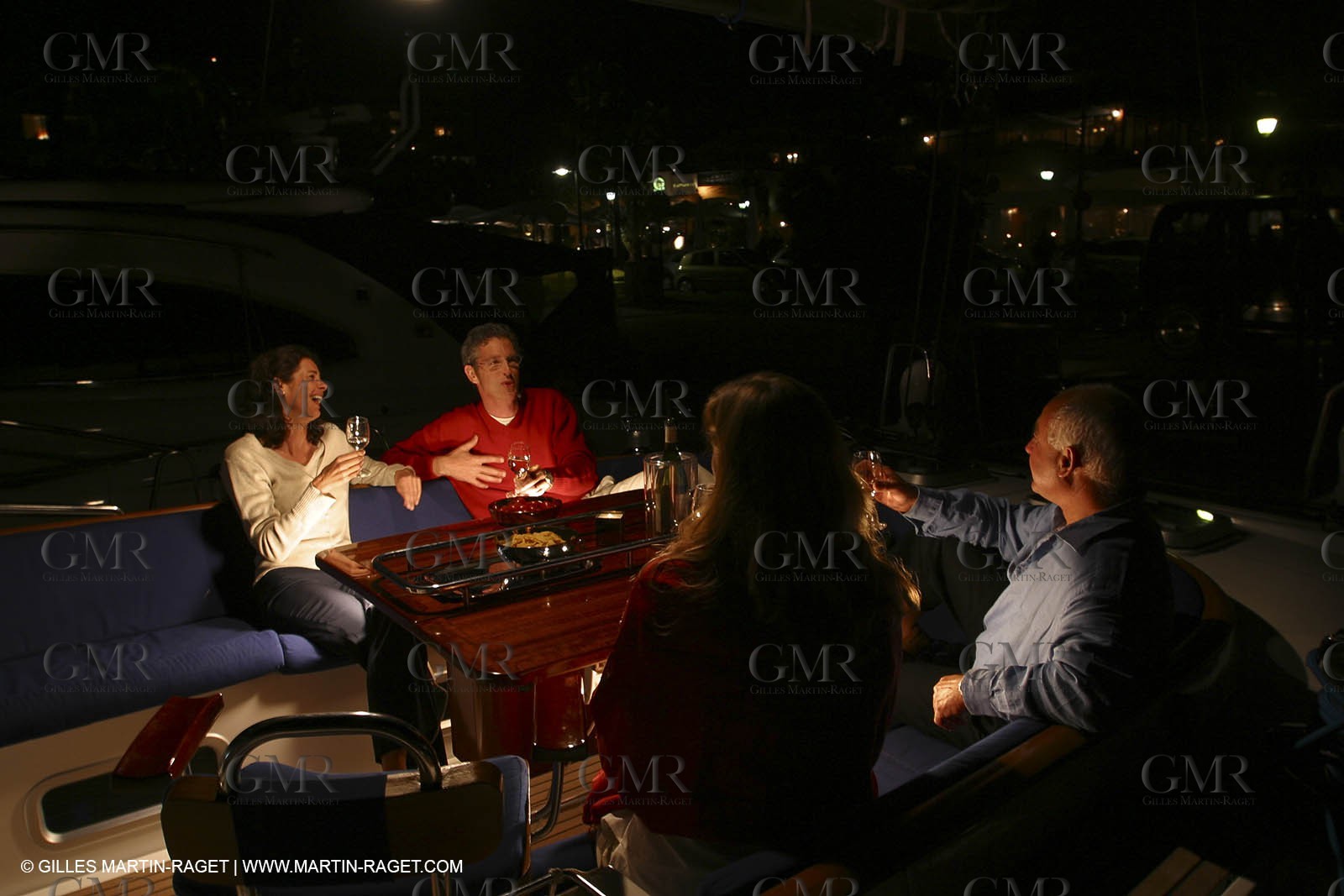 Sail - Cruising - People - At night