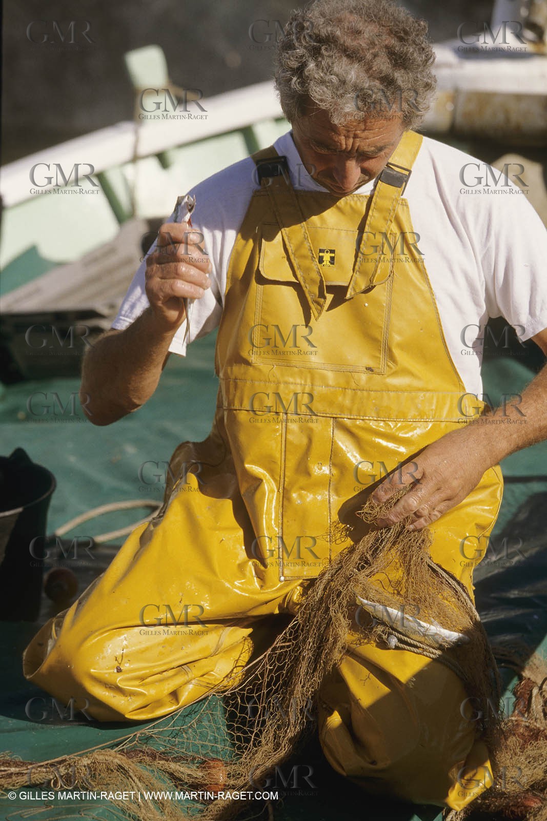 Pêche, barques, pointus, pêcheurs