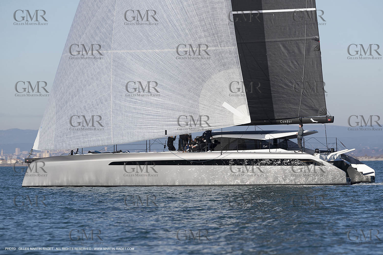 05 02 2019, La Grande Motte (FRA,34), Gunboat 68 sail testing  2