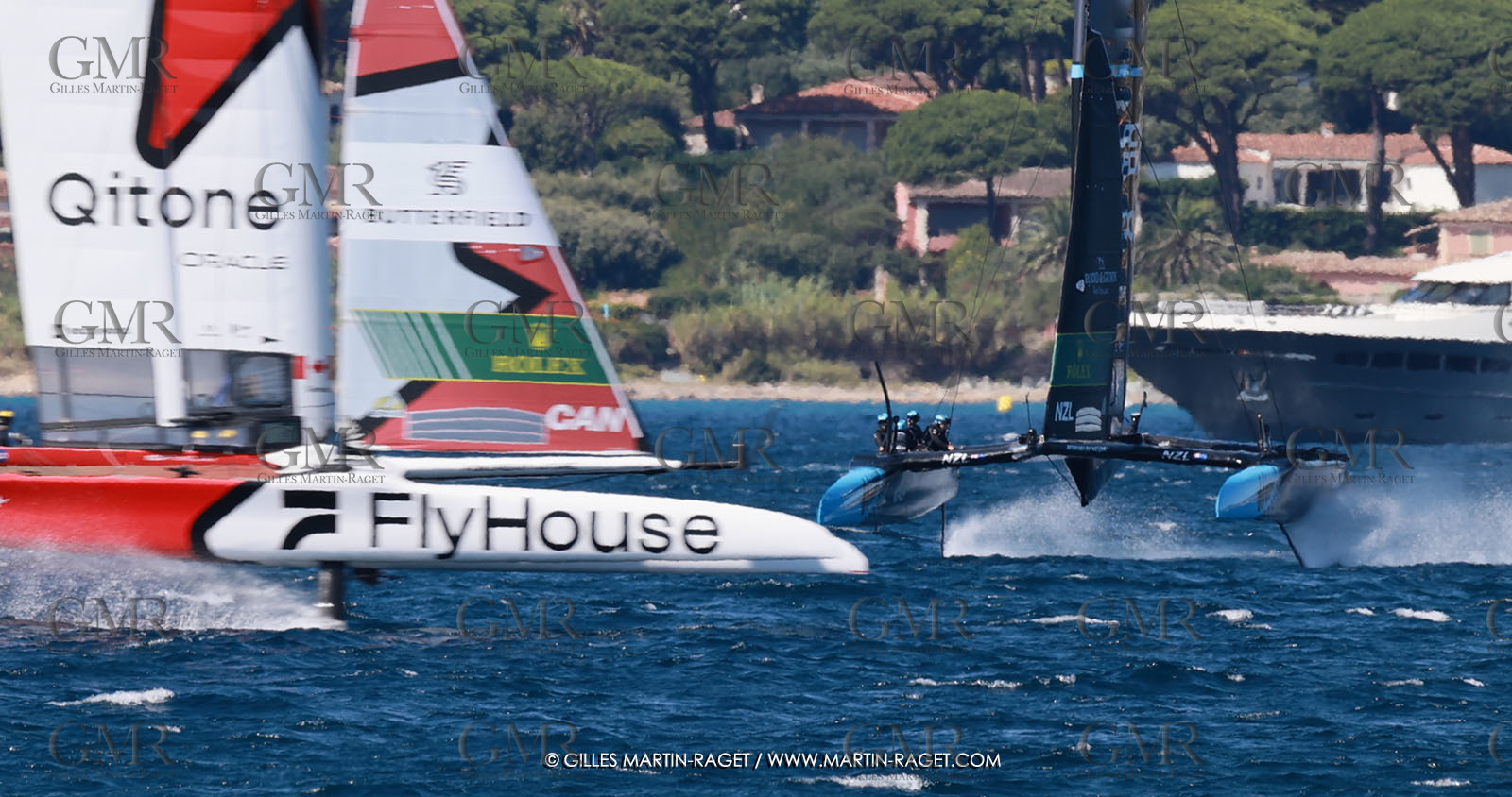 10 09 2025, Saint-Tropez,(FRA), Rockwool SailGP France Saint-Tropez, Race Day 1