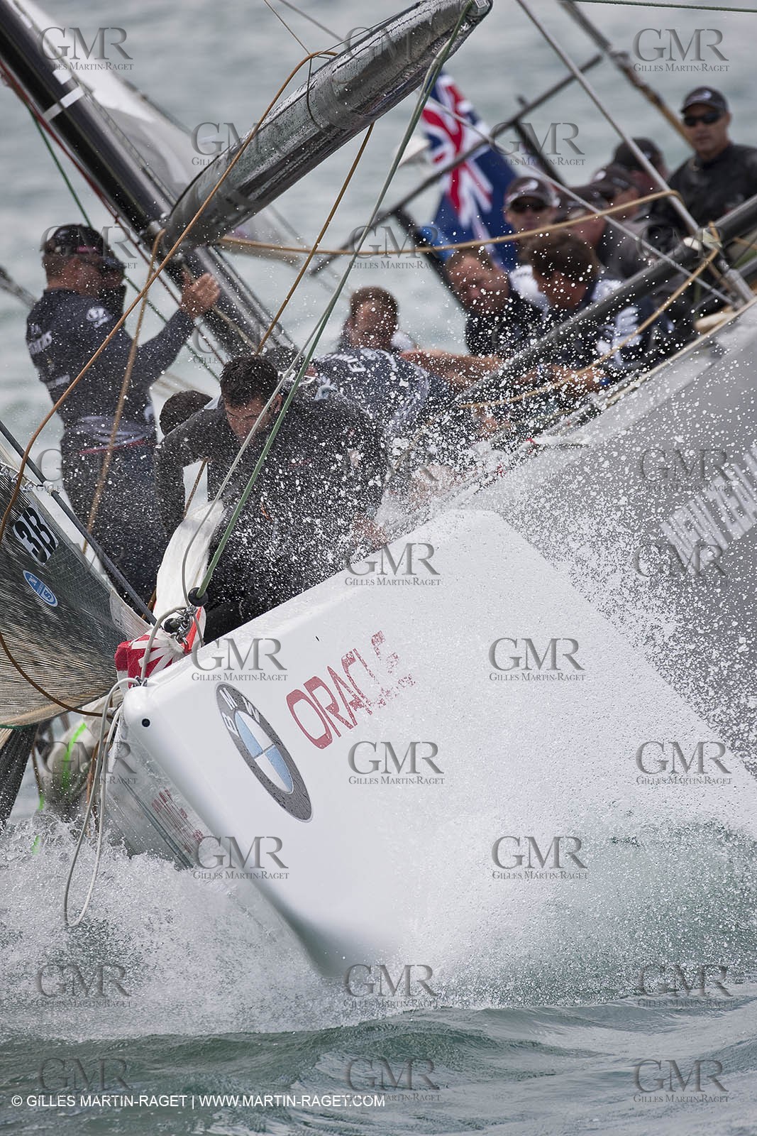 30 01 2009 - Auckland (NZL) -  Louis Vuitton Pacific Series -  Racing Day 1 - Emirates Team New Zealand Vs Damiani Italia