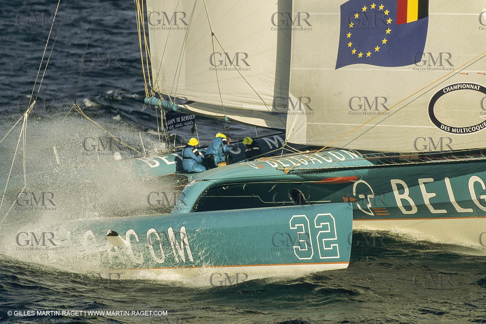Yacht Racing, Multihull, ORMA 60, Jean-Luc Nélias, Belgacom