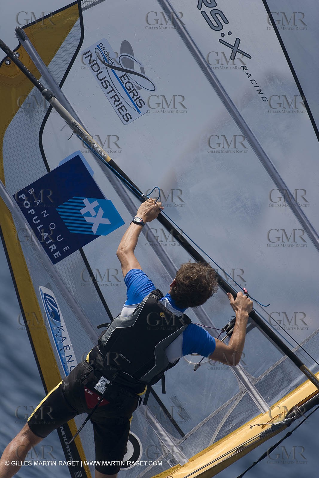 25 04 2007 - 2007 Semaine Olympique Française - Hyères (South of France) - Day 4 - Team France - RS:X - Bontemps Julien