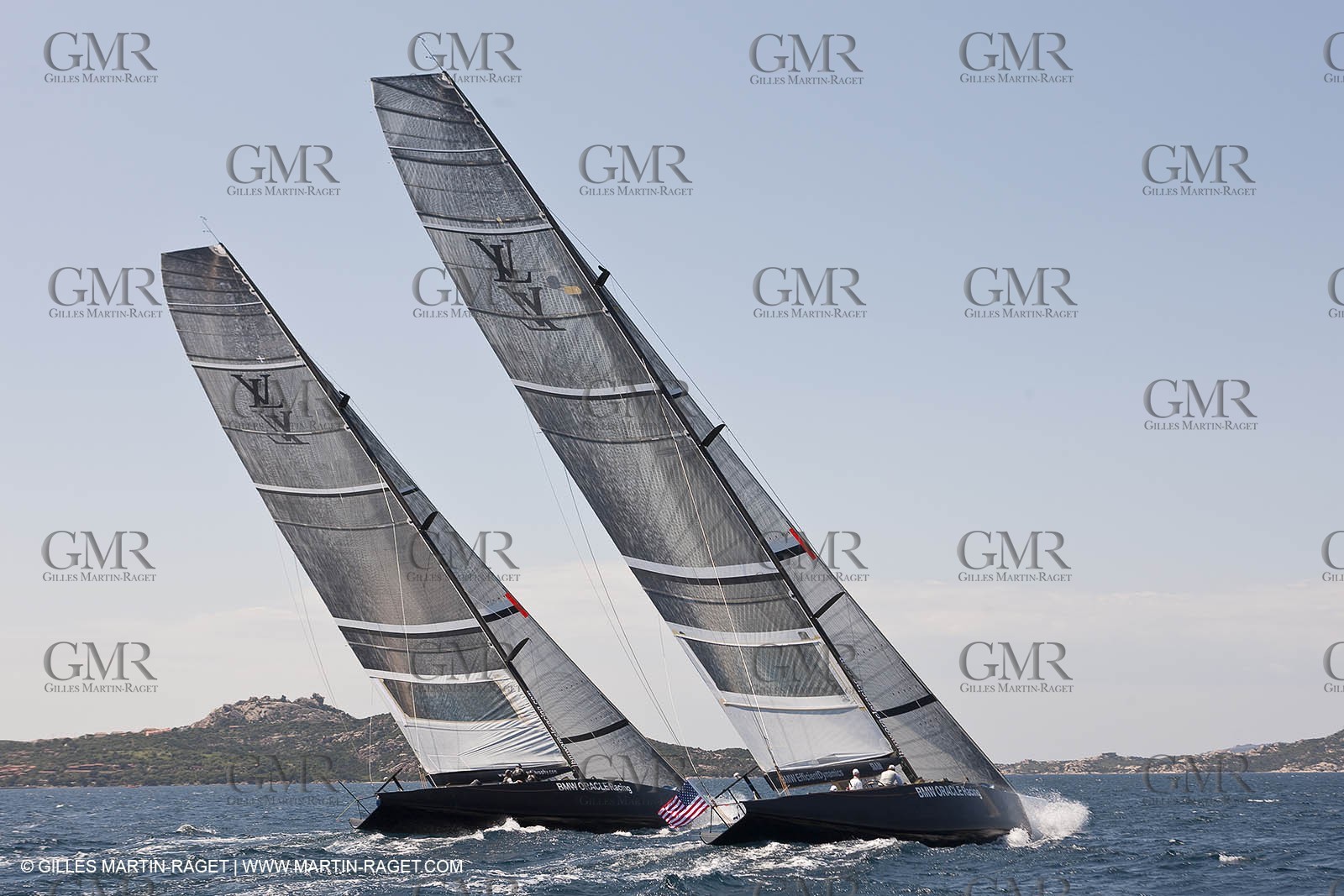 19 05 2010 - La Maddalena (ITA, Sardinia) Louis Vuitton Trophy - BMW ORACLE Racing - Training