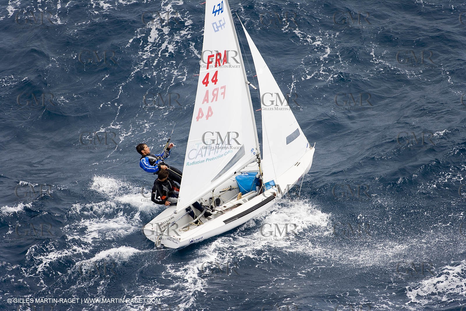 26 04 2007 - 2007 Semaine Olympique Française - Hyères (South of France) - Day 5 - Team France - 470 Homme - Leboucher-Garos