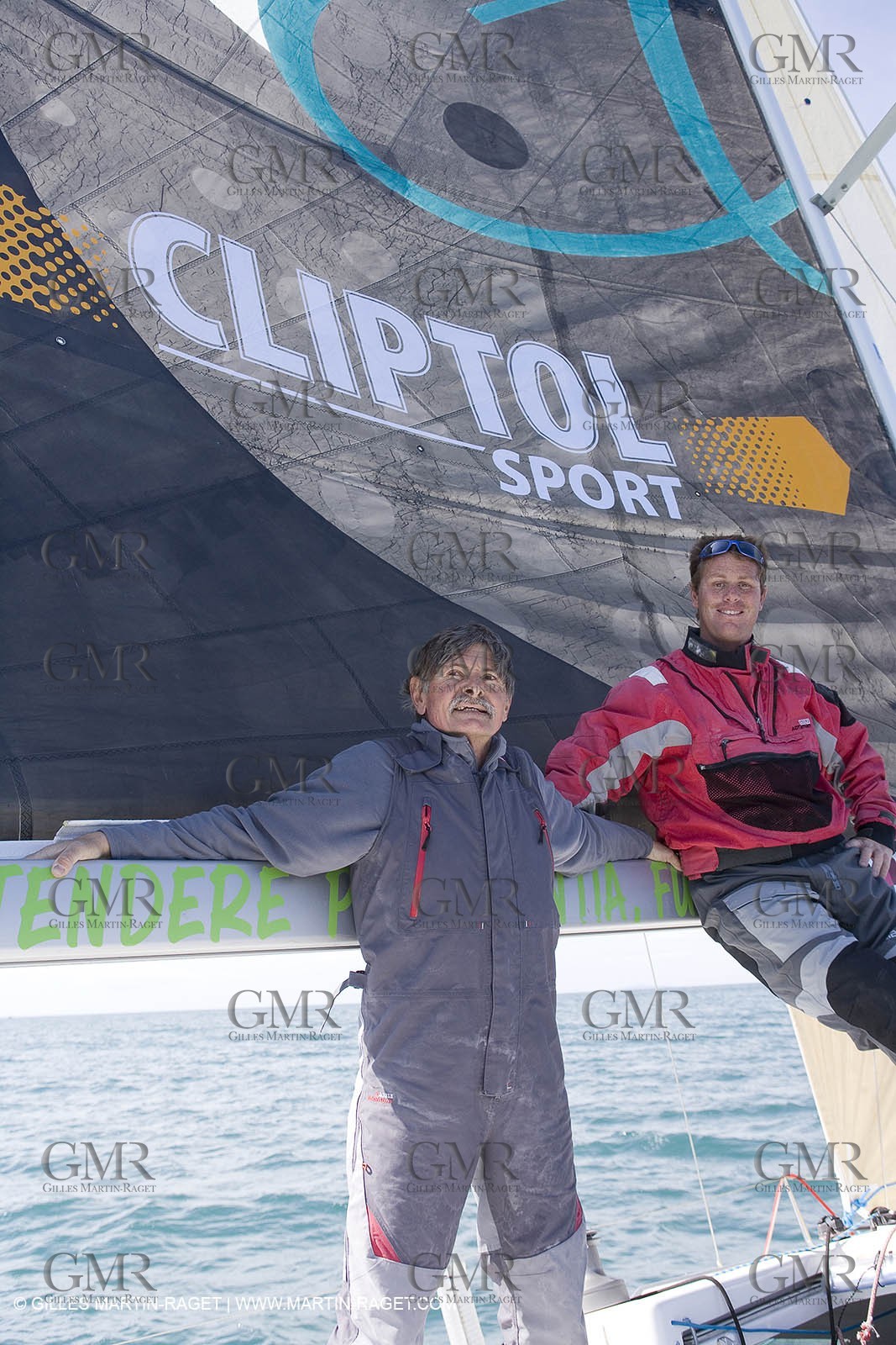 27 03 08- La Grande Motte- (FRA,34) Transat AG2R 2008- Jean-Paul Mouren- Laurent Pellecuer