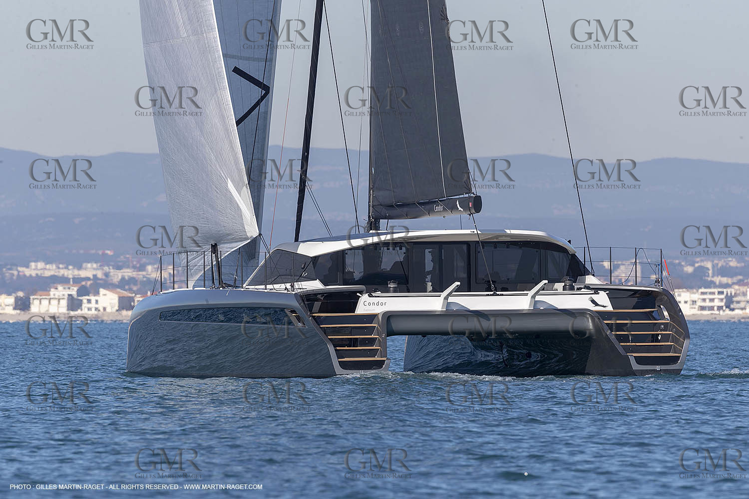 05 02 2019, La Grande Motte (FRA,34), Gunboat 68 sail testing  2