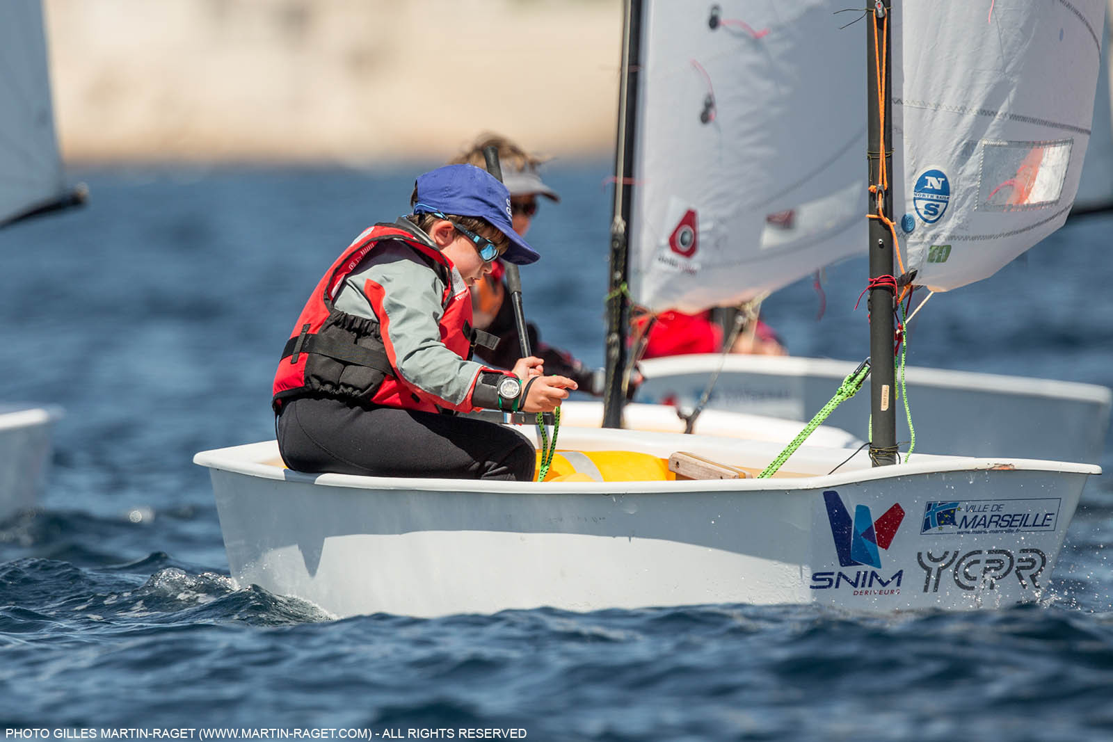 14 04 2016, Marseille (FRA,13), SNIM Dériveurs, Coupe Internationale de Printemps Optimist, Day 4