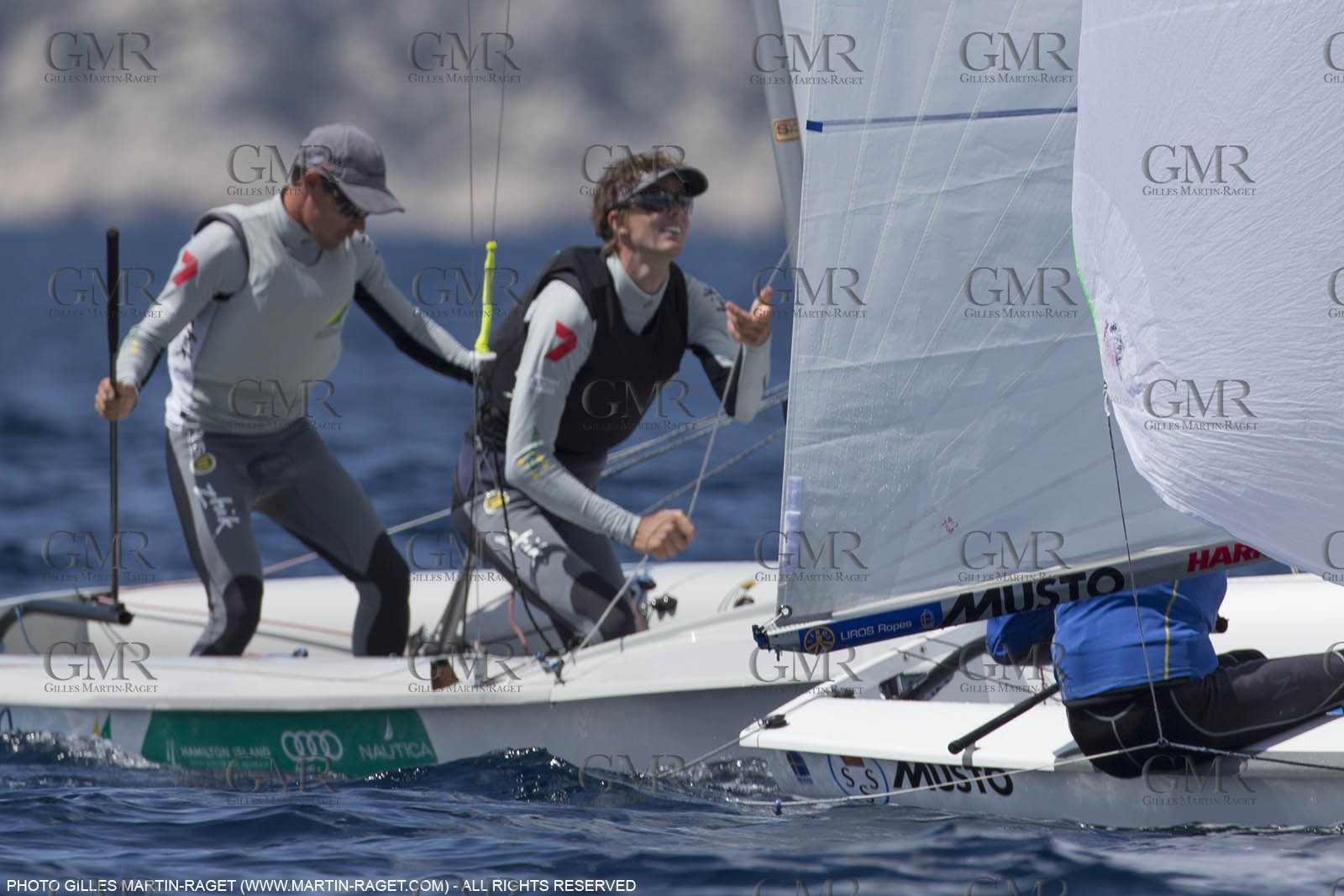 10 04 2015, Marseille (FRA), Yachting Club de la Pointe Rouge - Coupe Internationale de Printemps des 470, Day 3