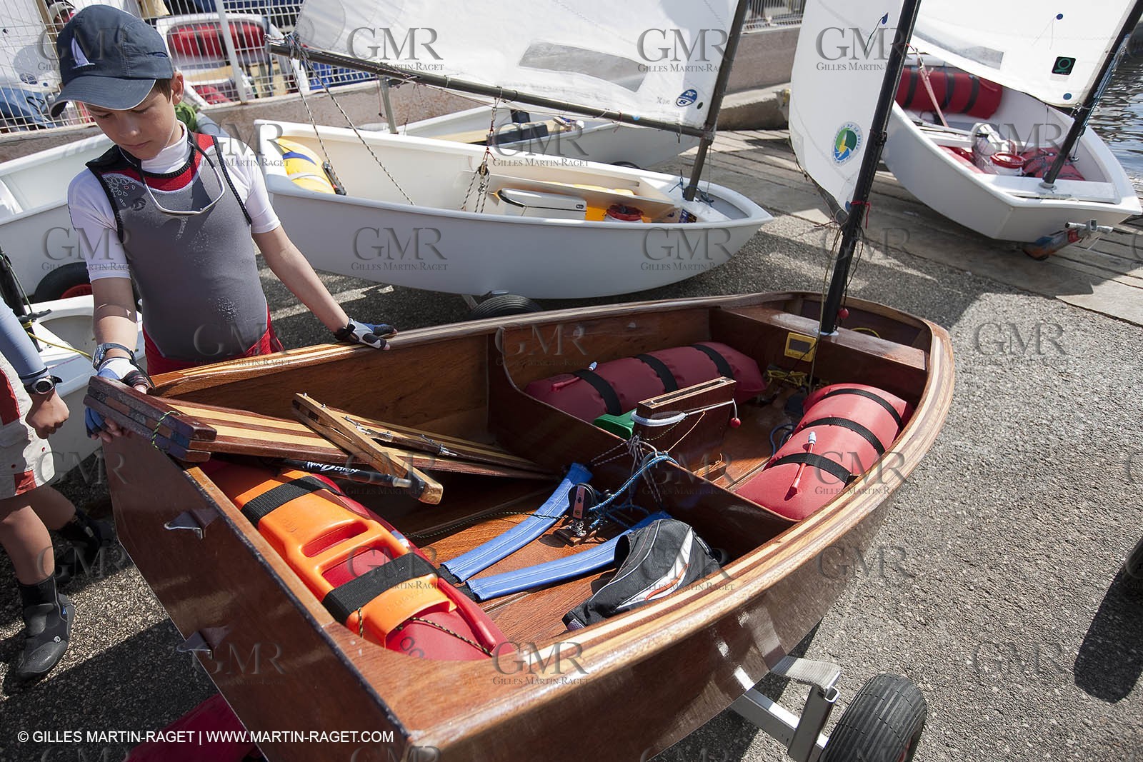 24 05 2010 - Hyères (FRA,83) - wooden optimist