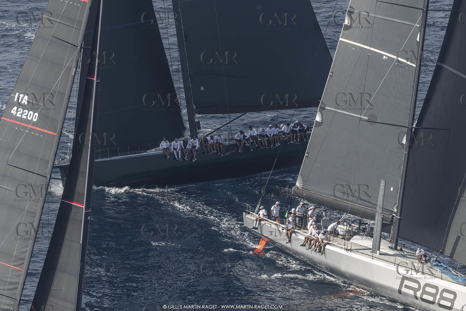 14 10 2022, Saint-Tropez (FRA,83), Voiles de Saint-Tropez 2022,  Maxis Race 3