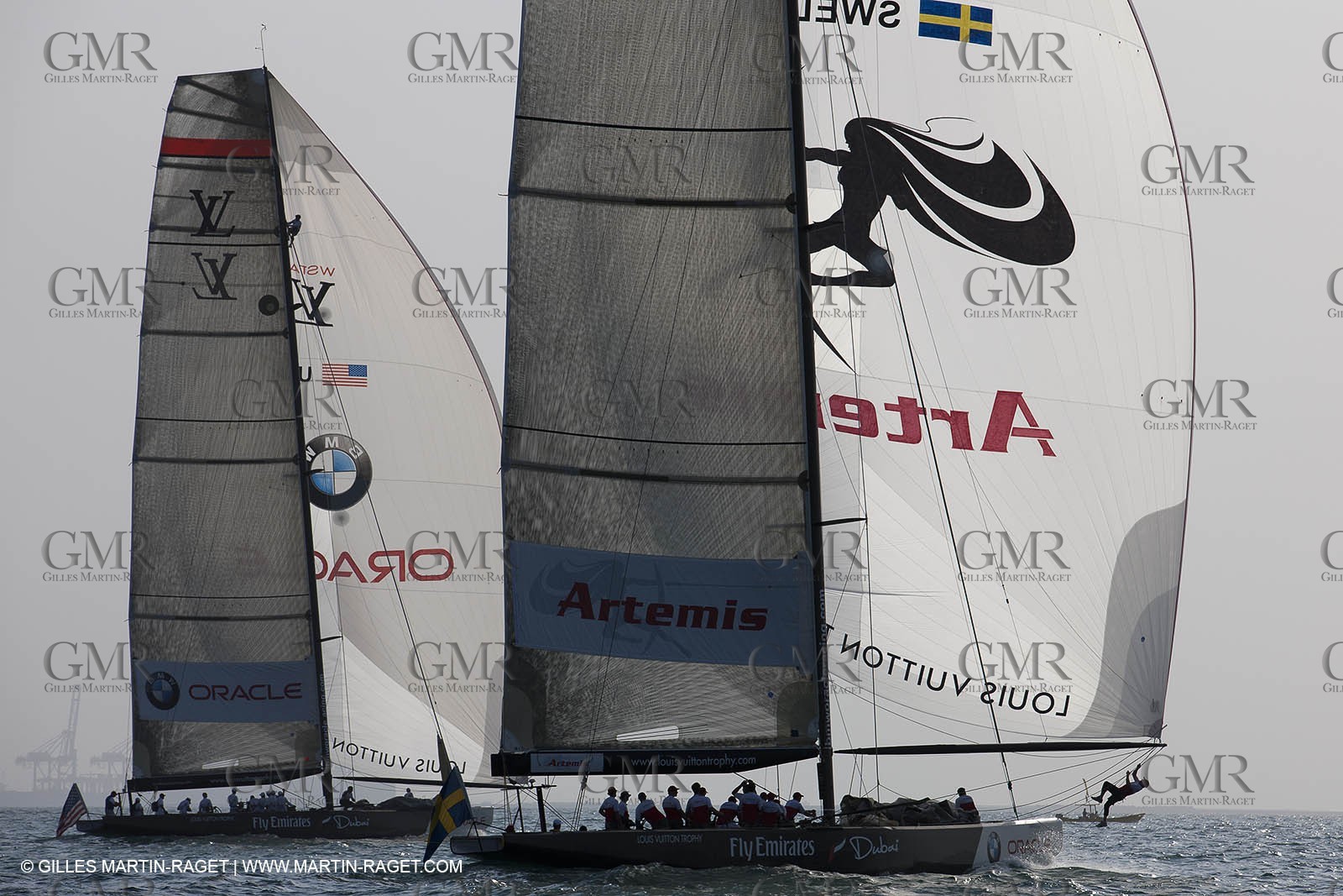 15 11 2010 - Dubai (UAE) - Dubai Louis Vuitton Trophy -  BMW ORACLE Racing Vs Artemis