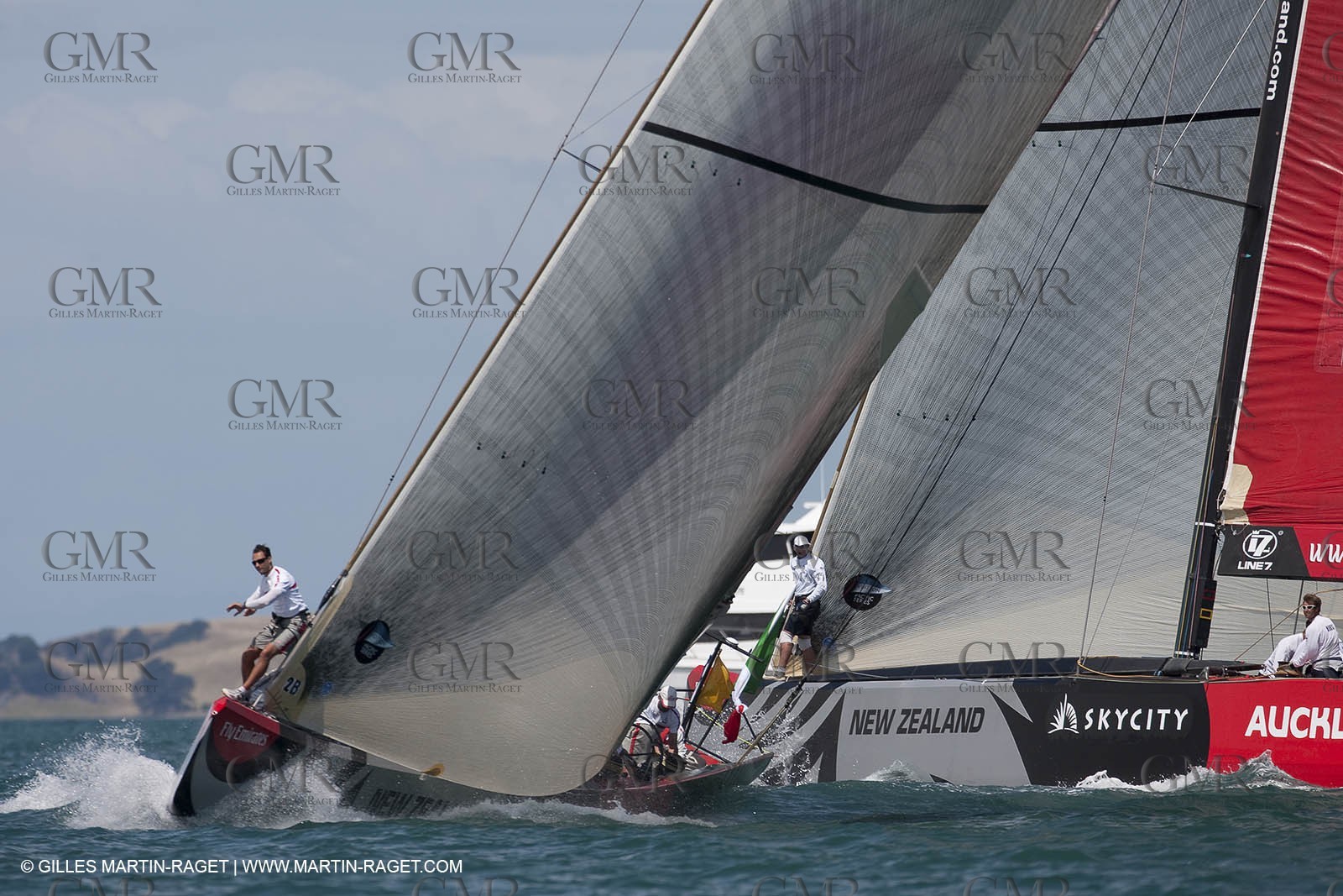 01 02 2009 - Auckland (NZL) -  Louis Vuitton Pacific Series -  Racing Day 3 - Round Robin 1
