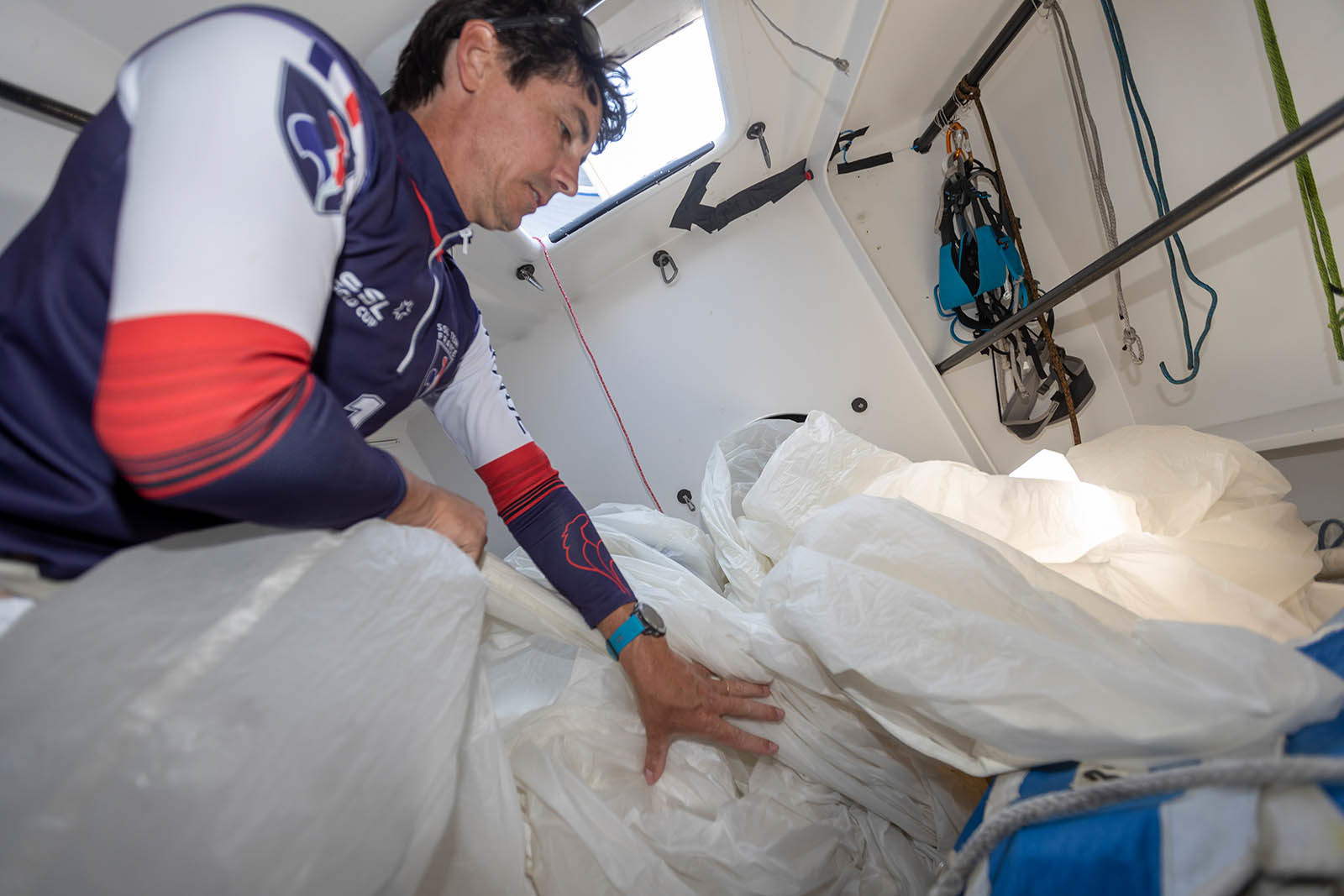 07 06 2021, Marseille (FRA,13), SSL Team France, Entraînement à bord de Tonerre de Glenn